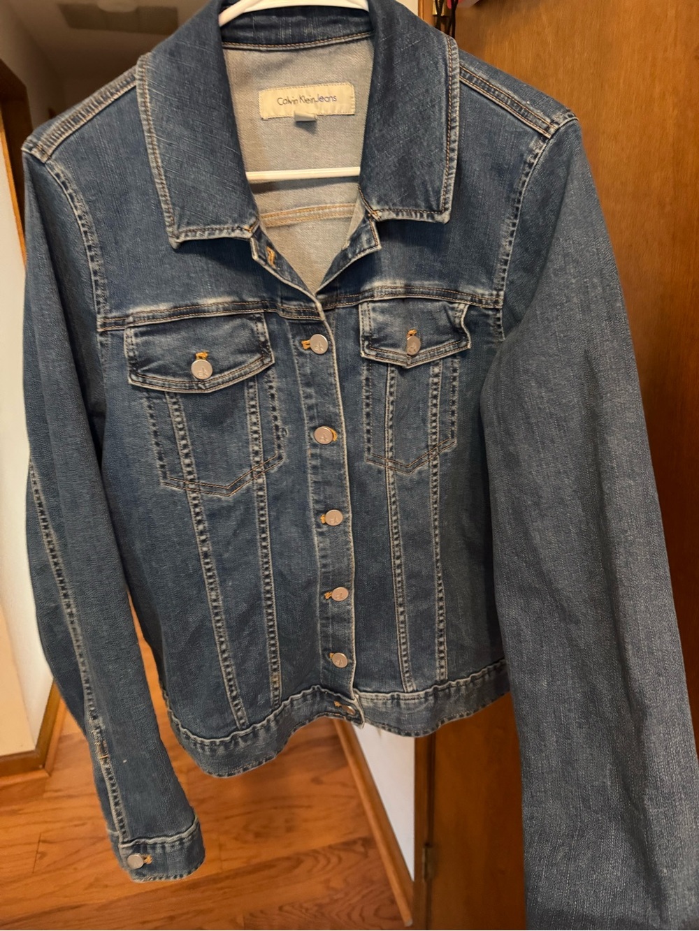 Calvin Klein Blue Denim Jean Jacket